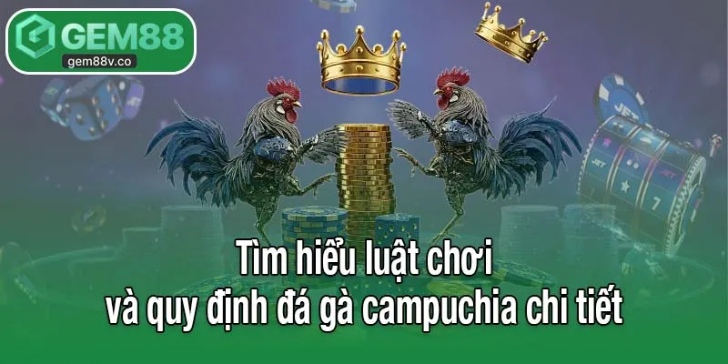 Tìm hiểu luật chơi và quy định đá gà campuchia chi tiết