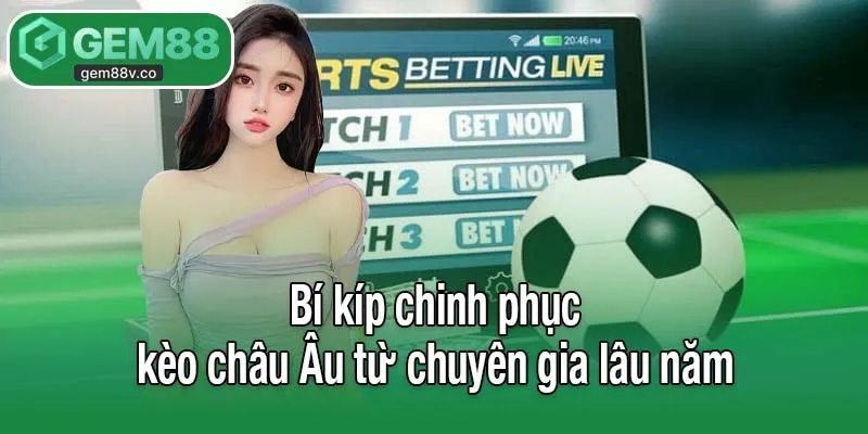 Bí kíp chinh phục kèo châu Âu từ chuyên gia lâu năm